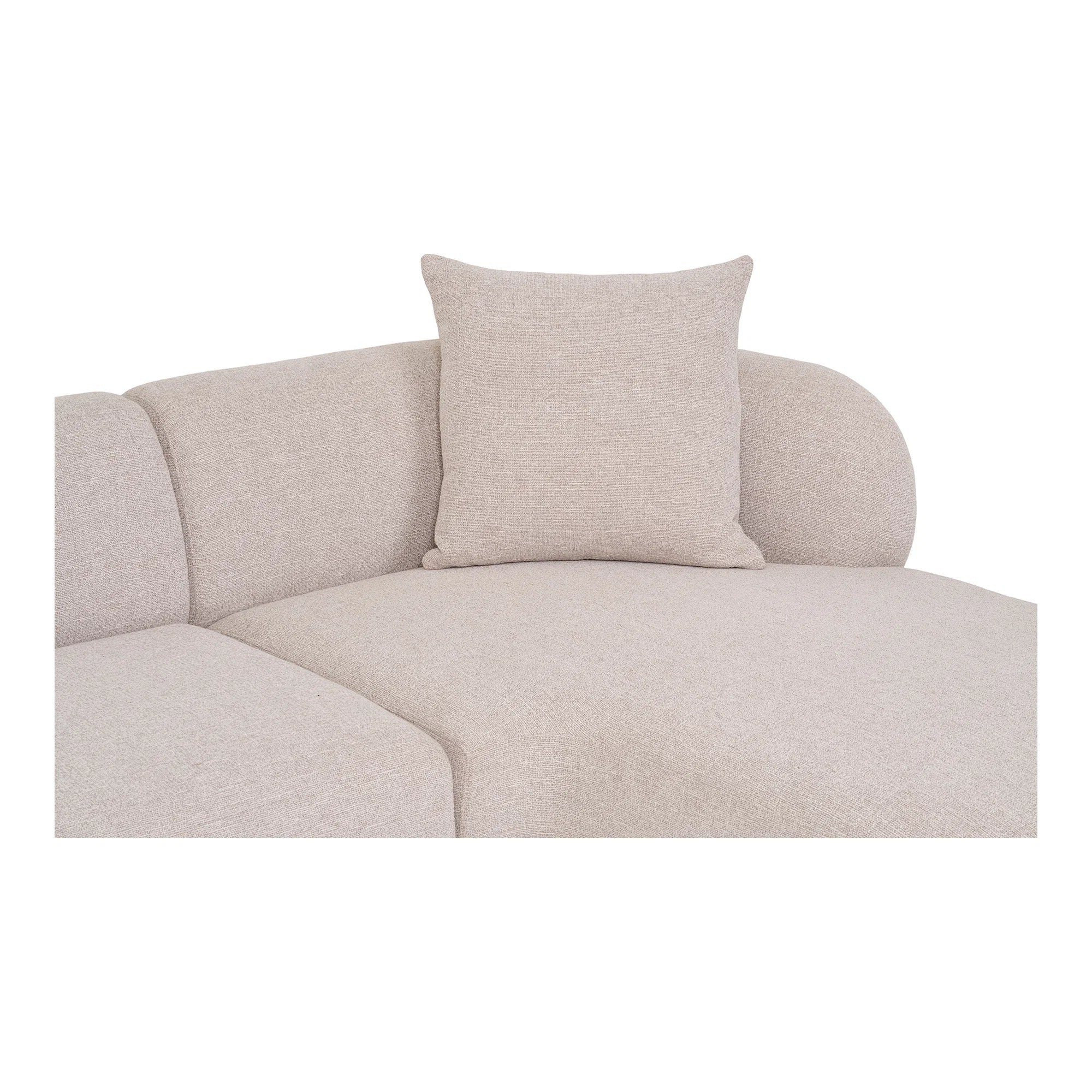 Kingston Lounge Sofa (Natural) Right - Bellavé Studio