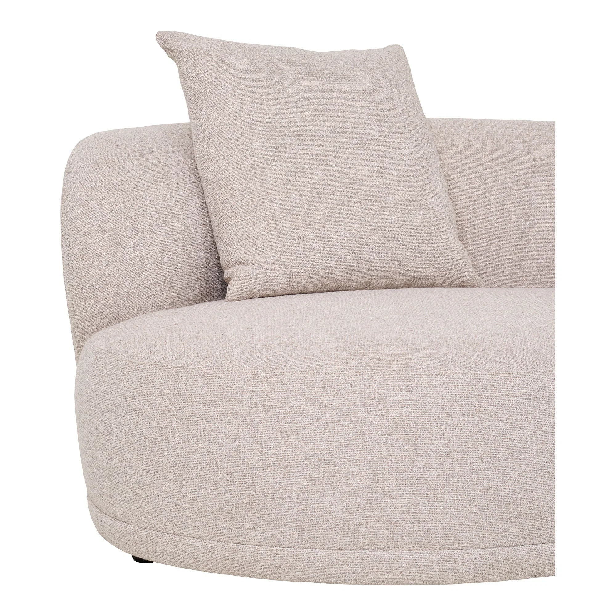 Kingston Lounge Sofa (Natural) Right - Bellavé Studio