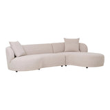 Kingston Lounge Sofa (Natural) Right - Bellavé Studio