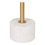 Lecco Side Table (Brass / Marble, Ø41 cm) - Bellavé Studio