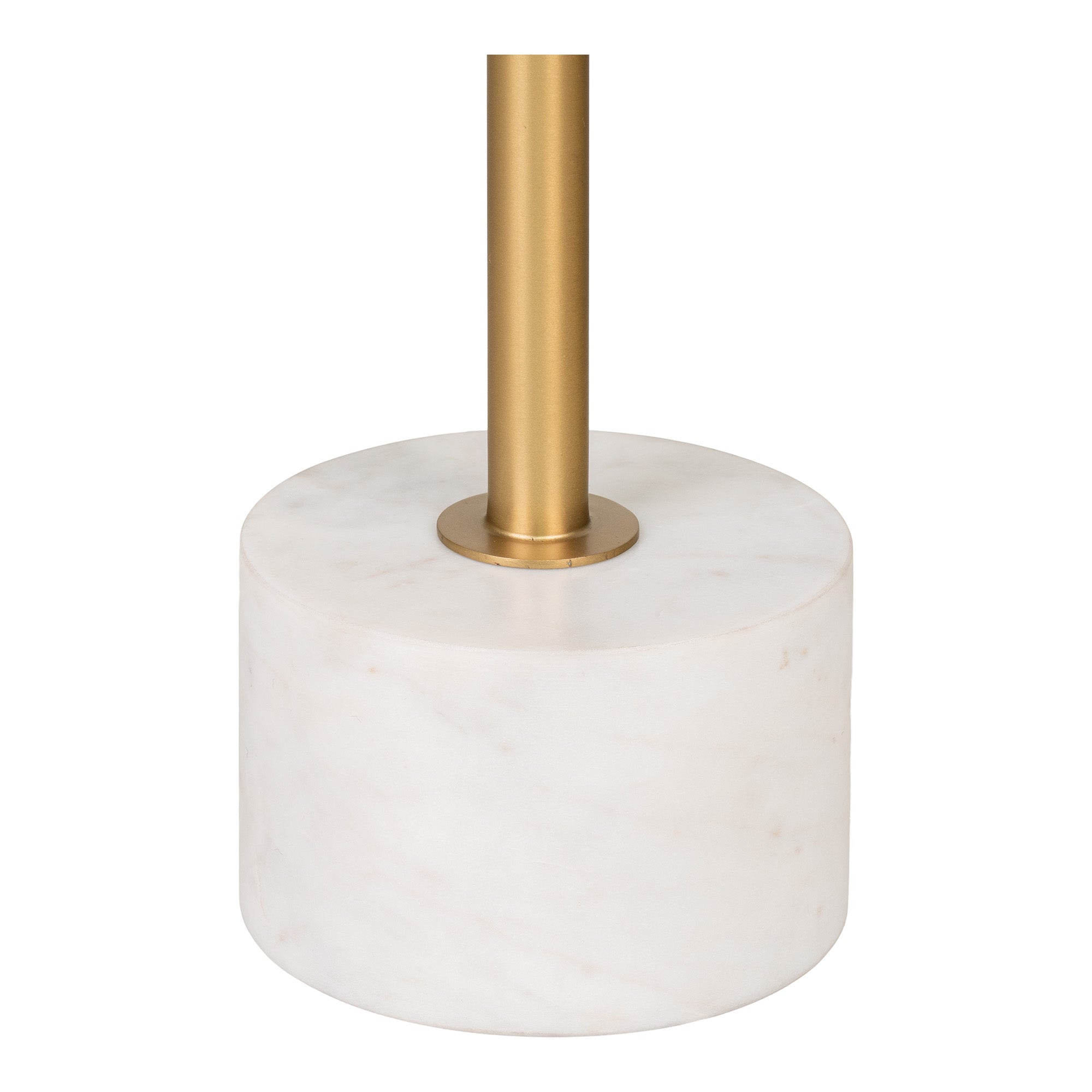 Lecco Side Table (Brass / Marble, Ø41 cm) - Bellavé Studio
