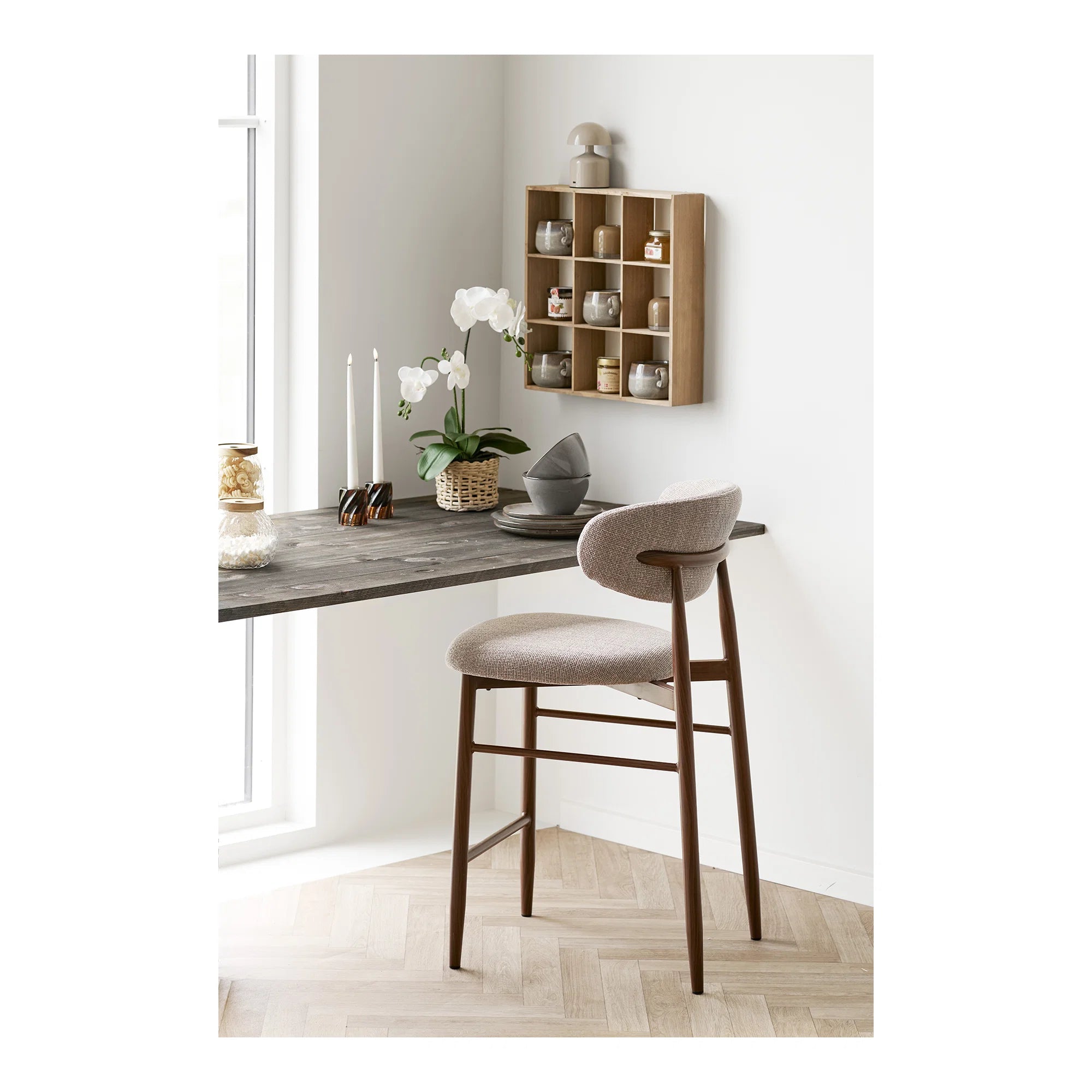 Levanto Barstool Walnut - Bellavé Studio