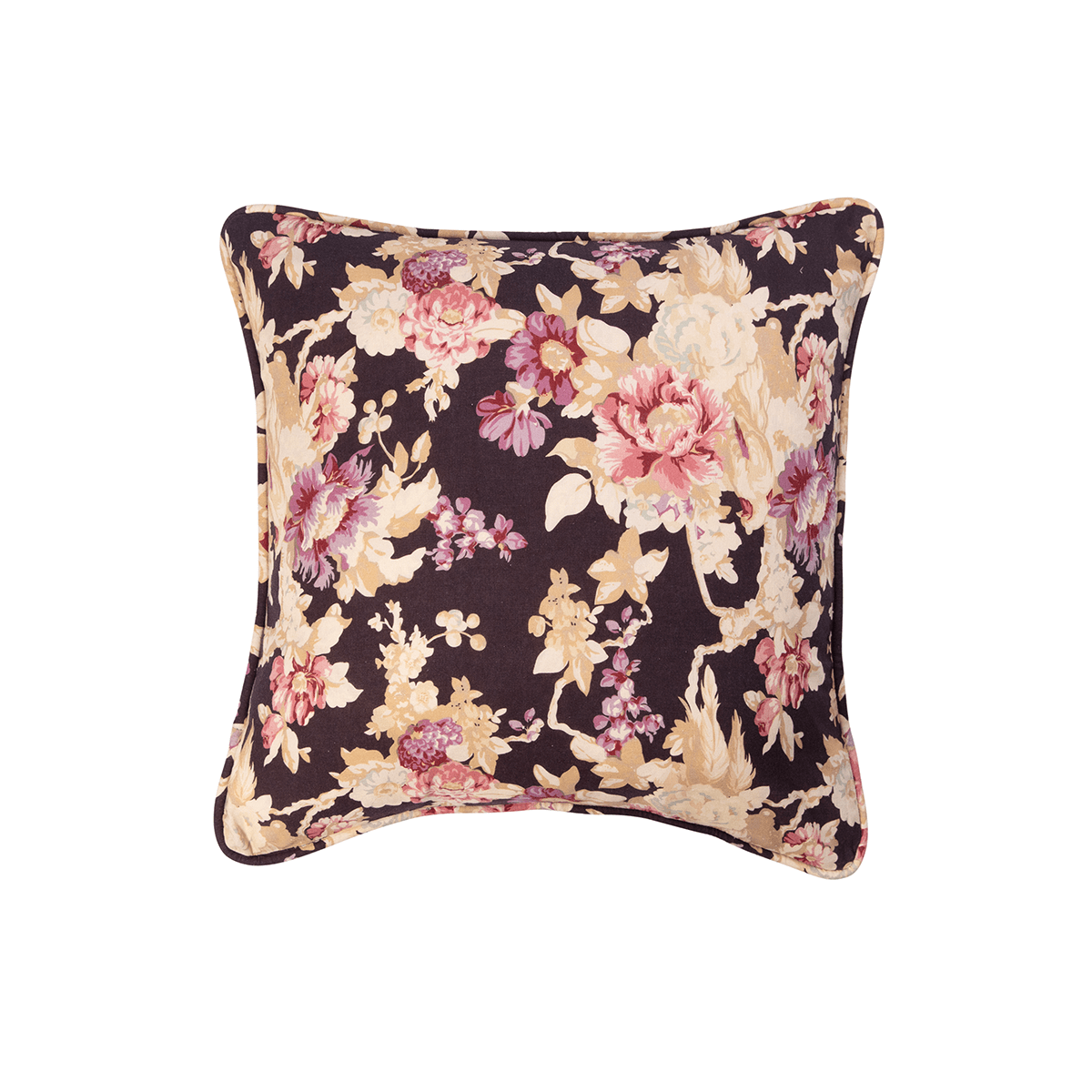 Linen Cushion Cover 50x50 Autumn Flowers - Bellavé Studio