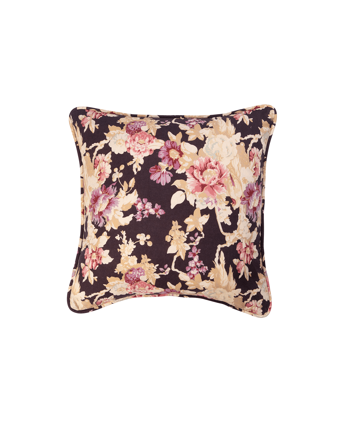 Linen Cushion Cover 50x50 Autumn Flowers - Bellavé Studio