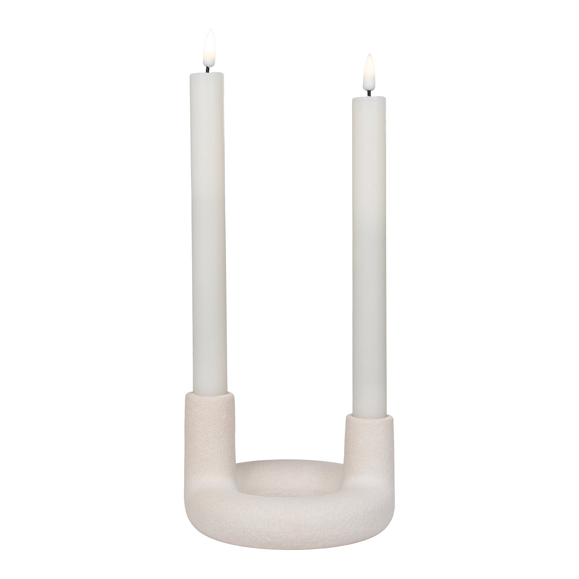 Luma Candle Holder – Beige - Bellavé Studio