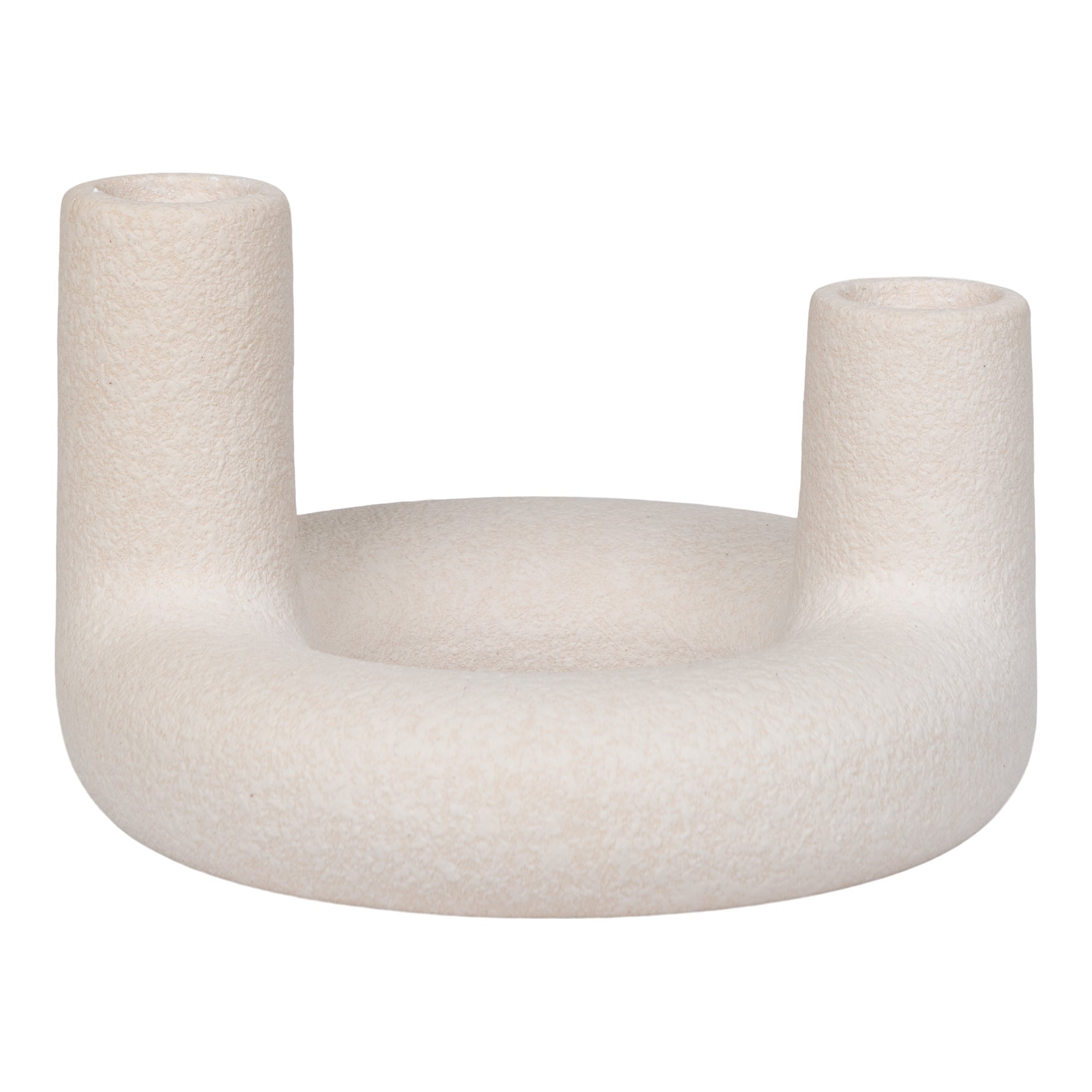 Luma Candle Holder – Beige - Bellavé Studio