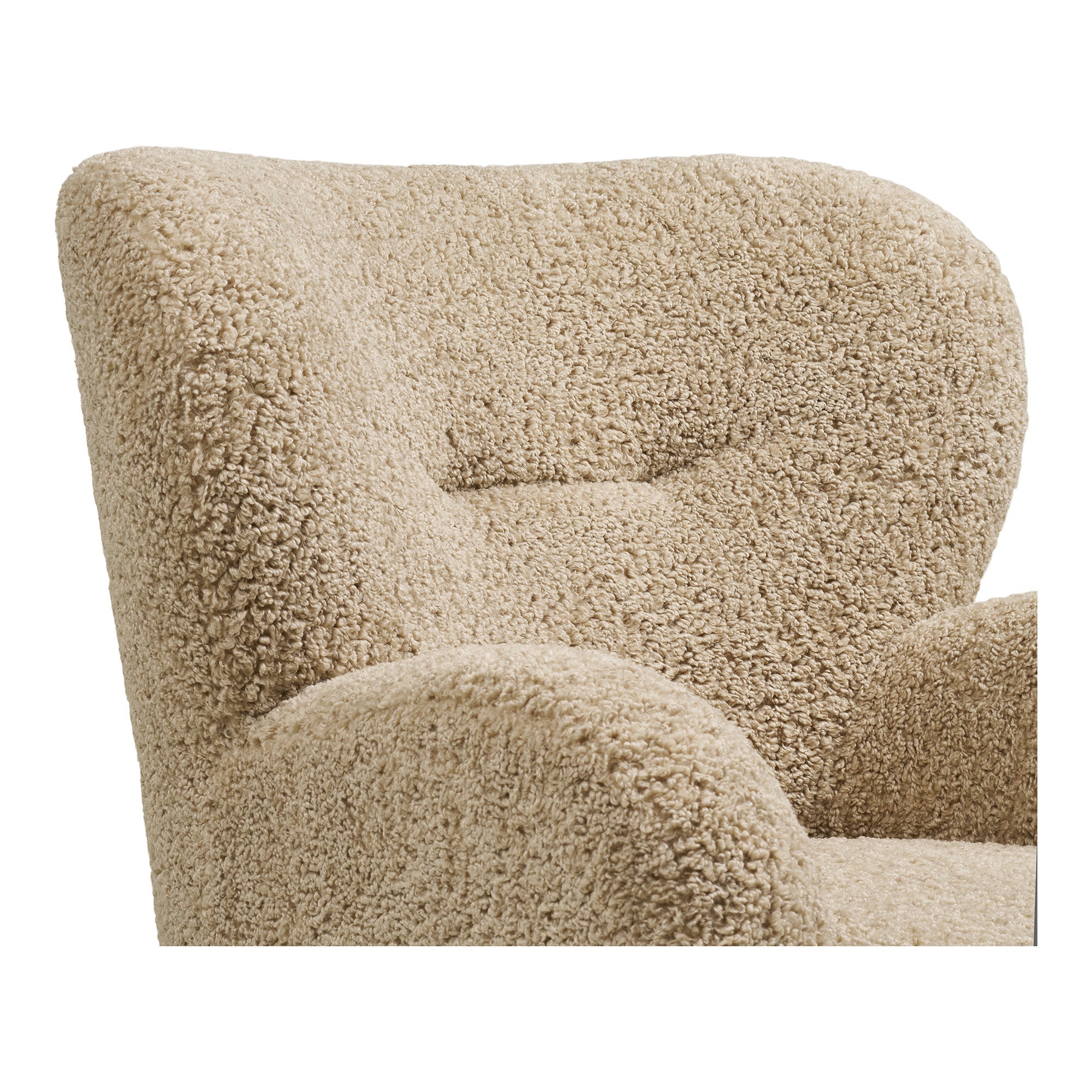 Lunaro Lounge Chair – Light Brown - Bellavé Studio