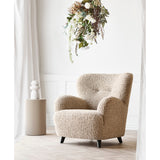 Lunaro Lounge Chair – Light Brown - Bellavé Studio