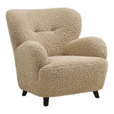 Lunaro Lounge Chair – Light Brown - Bellavé Studio
