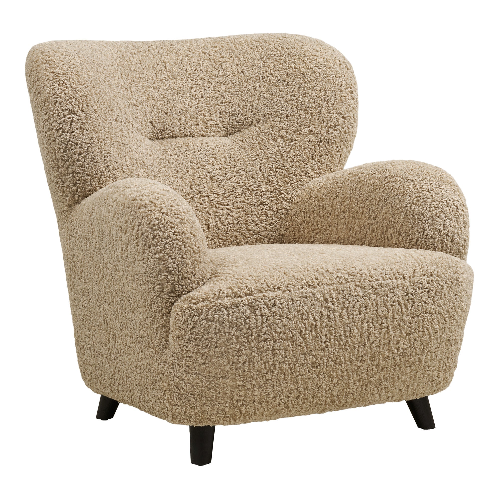 Lunaro Lounge Chair – Light Brown - Bellavé Studio