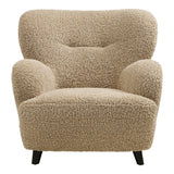Lunaro Lounge Chair – Light Brown - Bellavé Studio