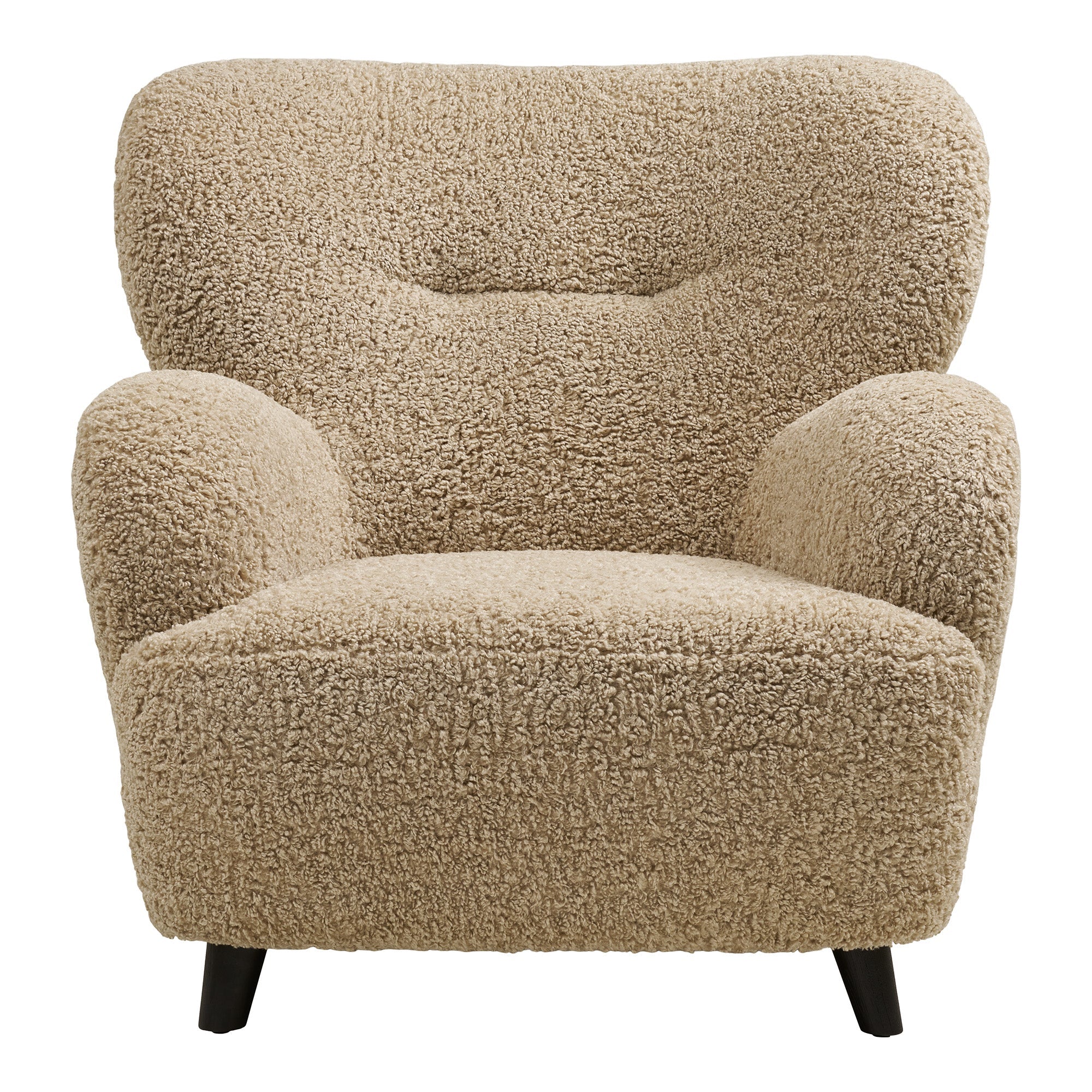 Lunaro Lounge Chair – Light Brown - Bellavé Studio