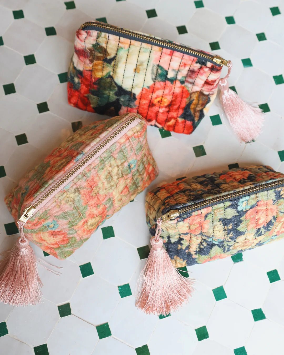 Makeup Bag Cotton - Winter Breeze - Bellavé Studio
