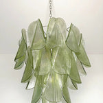 Mazzega Green Rondini Murano Chandelier - Bellavé Studio