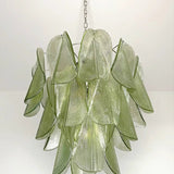 Mazzega Green Rondini Murano Chandelier - Bellavé Studio
