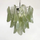 Mazzega Green Rondini Murano Chandelier - Bellavé Studio