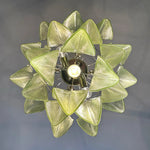 Mazzega Green Rondini Murano Chandelier - Bellavé Studio