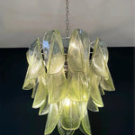 Mazzega Green Rondini Murano Chandelier - Bellavé Studio