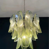 Mazzega Green Rondini Murano Chandelier - Bellavé Studio