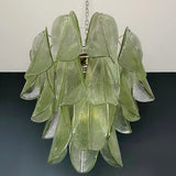 Mazzega Green Rondini Murano Chandelier - Bellavé Studio