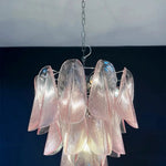 Mazzega Pink Rondini Murano Chandelier - Bellavé Studio