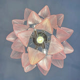 Mazzega Pink Rondini Murano Chandelier - Bellavé Studio