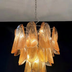 Mazzega Tobacco Rondini Murano Chandelier - Bellavé Studio