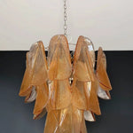 Mazzega Tobacco Rondini Murano Chandelier - Bellavé Studio