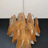 Mazzega Tobacco Rondini Murano Chandelier - Bellavé Studio