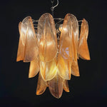 Mazzega Tobacco Rondini Murano Chandelier - Bellavé Studio