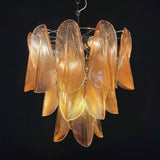 Mazzega Tobacco Rondini Murano Chandelier - Bellavé Studio