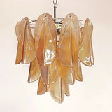 Mazzega Tobacco Rondini Murano Chandelier - Bellavé Studio