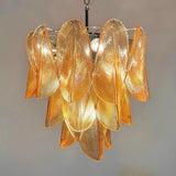 Mazzega Tobacco Rondini Murano Chandelier - Bellavé Studio