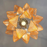 Mazzega Tobacco Rondini Murano Chandelier - Bellavé Studio