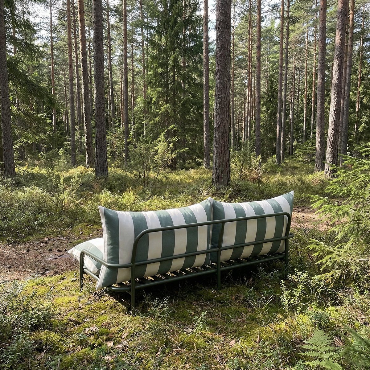 Mollis Lounge Sofa 2 - seter – Renesse Olive - Bellavé Studio