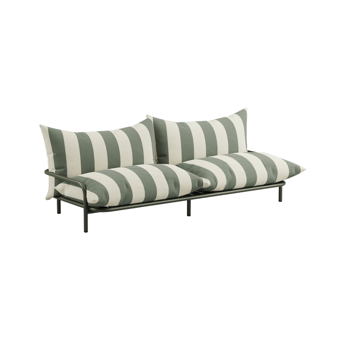 Mollis Lounge Sofa 2 - seter – Renesse Olive - Bellavé Studio