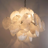 Murano Alabaster Discs Chandelier Ø50 - Bellavé Studio