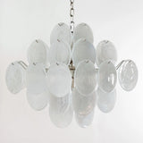 Murano Alabaster Discs Chandelier Ø50 - Bellavé Studio