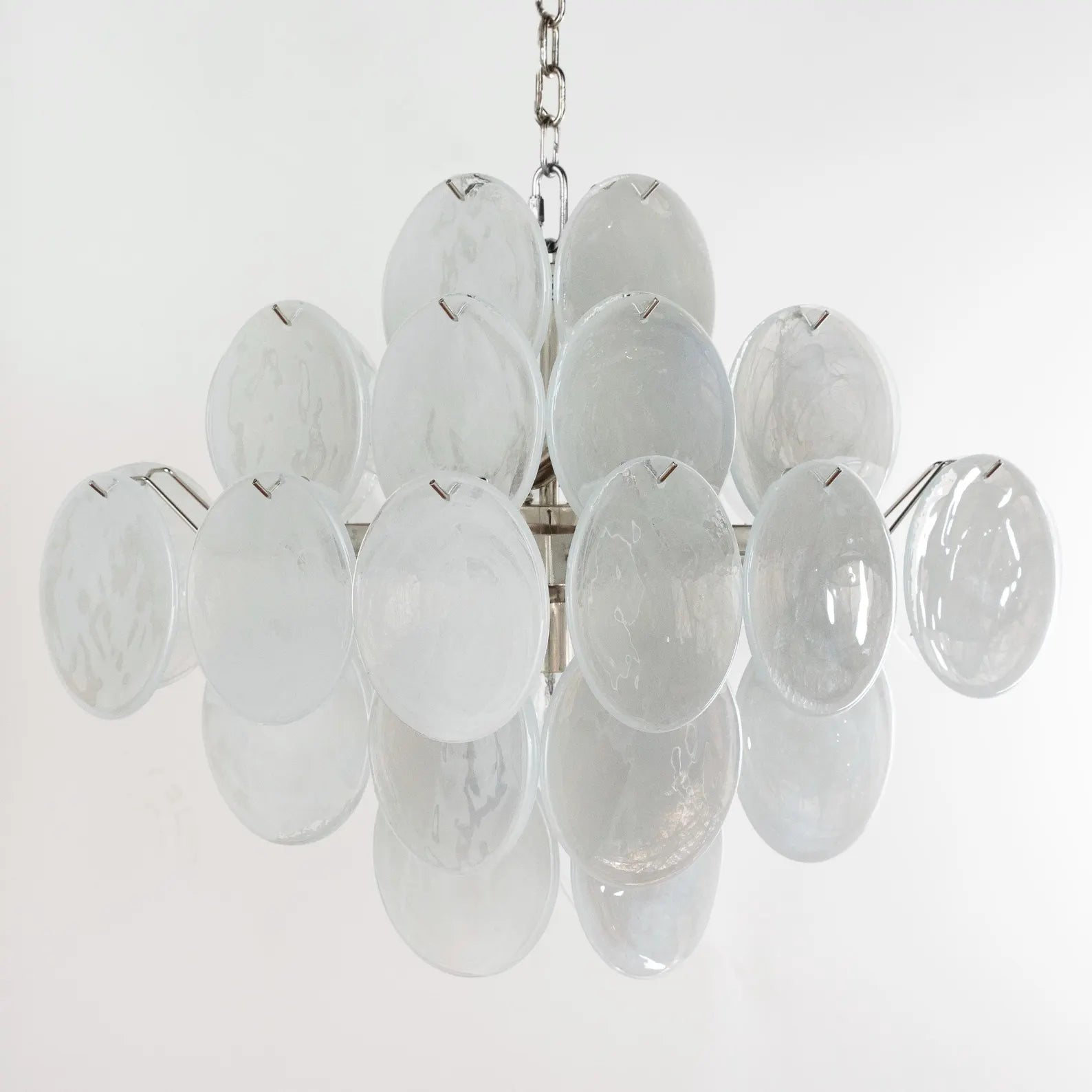 Murano Alabaster Discs Chandelier Ø50 - Bellavé Studio