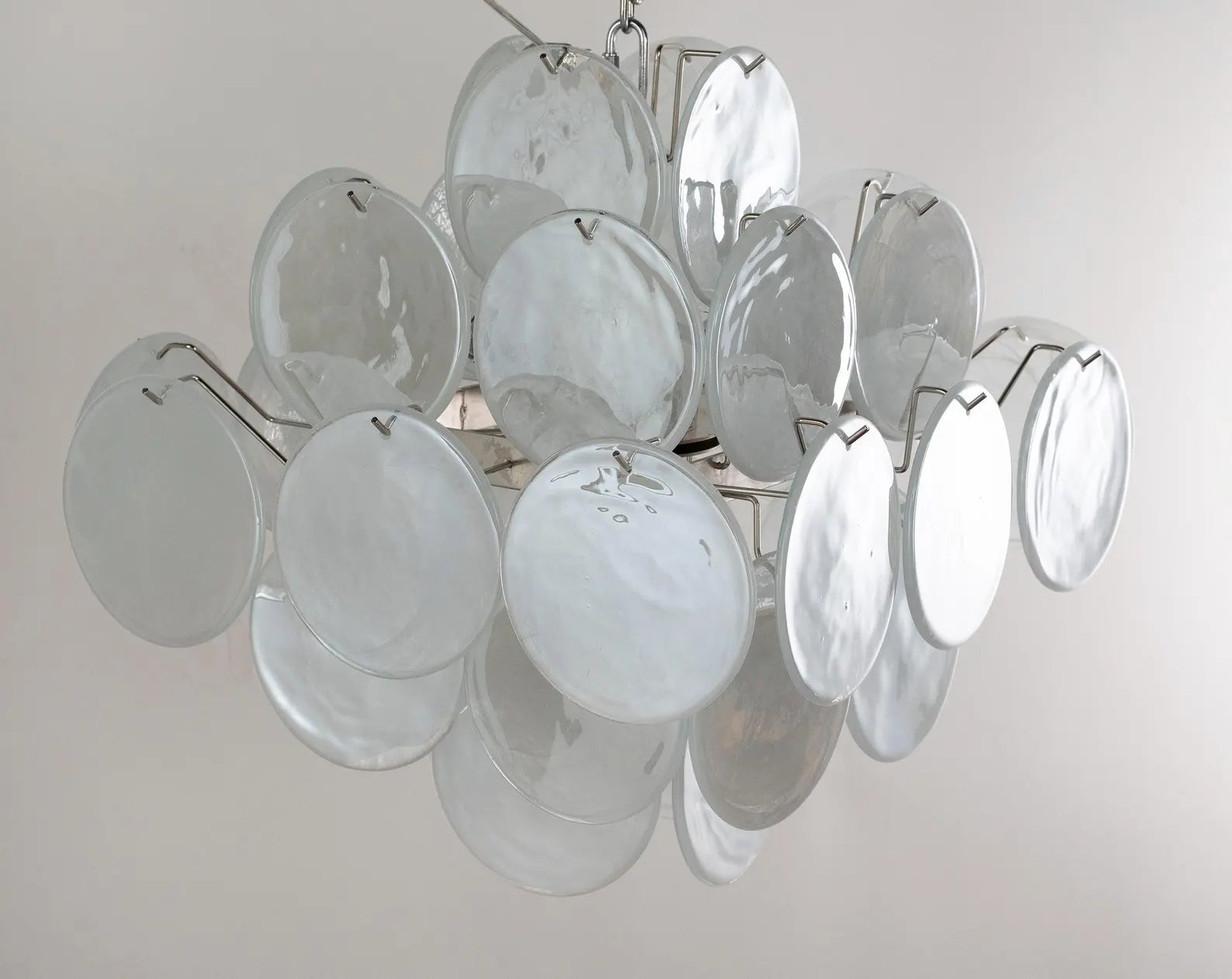 Murano Alabaster Discs Chandelier Ø50 - Bellavé Studio