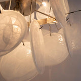 Murano Alabaster Discs Chandelier Ø50 - Bellavé Studio