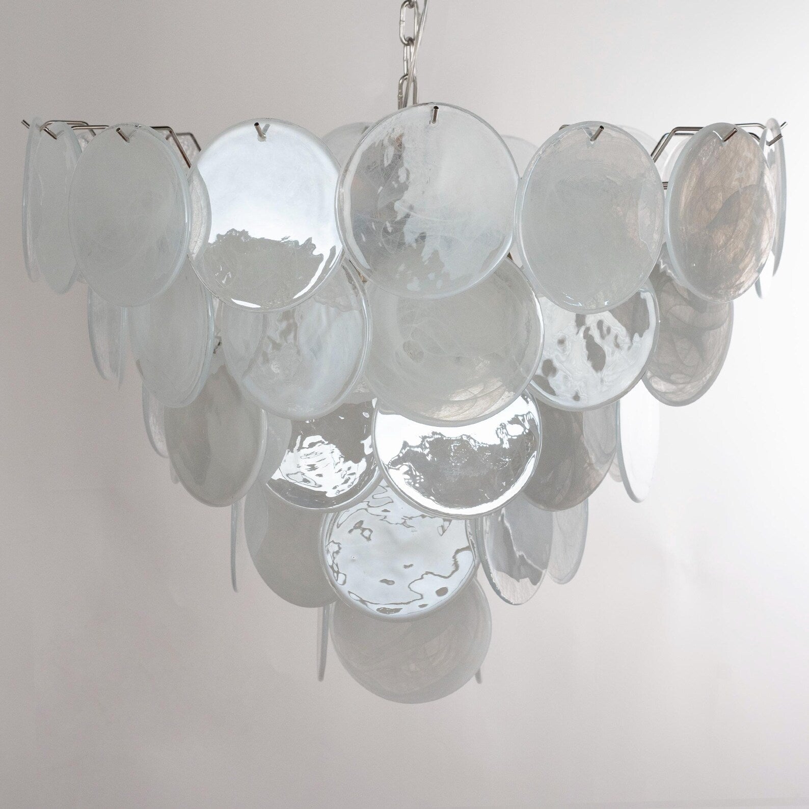 Murano Alabaster Discs Chandelier Ø90 - Bellavé Studio