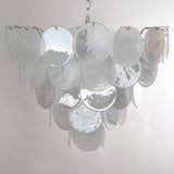 Murano Alabaster Discs Chandelier Ø90 - Bellavé Studio
