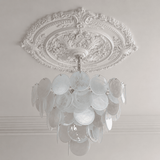 Murano Alabaster Discs Chandelier Ø90 - Bellavé Studio