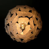 Murano Amber Drop Chandelier - 75 Drop - Bellavé Studio