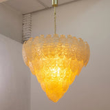 Murano Amber Leaves Chandelier Ø105 - Bellavé Studio