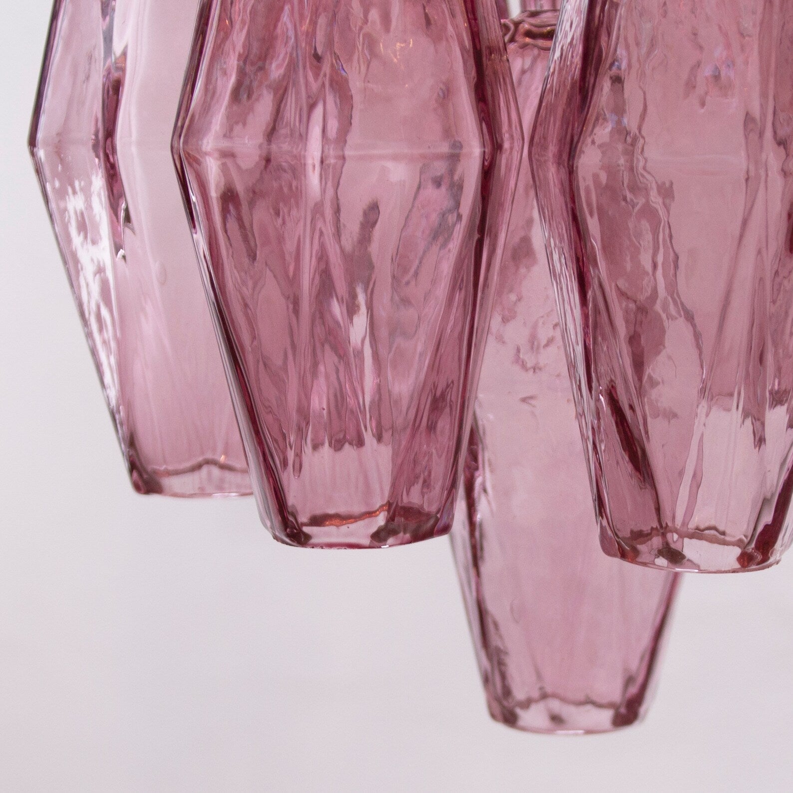 Murano Amethyst Poliedri Chandelier Ø75 - Bellavé Studio