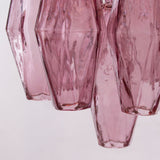 Murano Amethyst Poliedri Chandelier Ø75 - Bellavé Studio