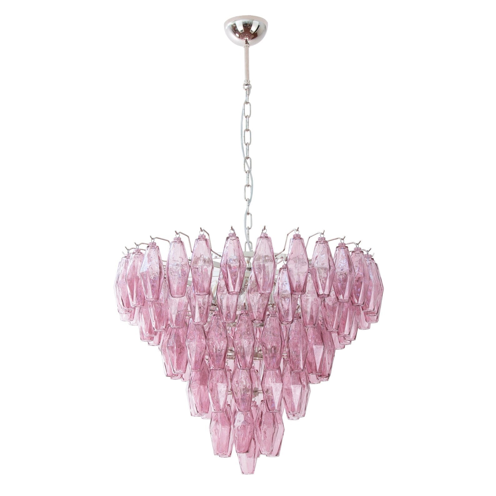 Murano Amethyst Poliedri Chandelier Ø75 - Bellavé Studio