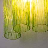 Murano Apple Green Tronchi Wall Sconces – Set of 2 - Bellavé Studio